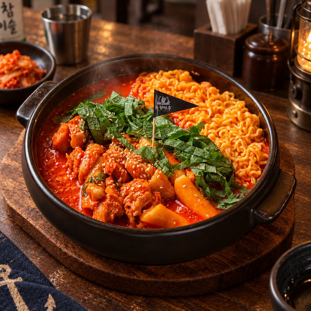 깻잎닭볶이